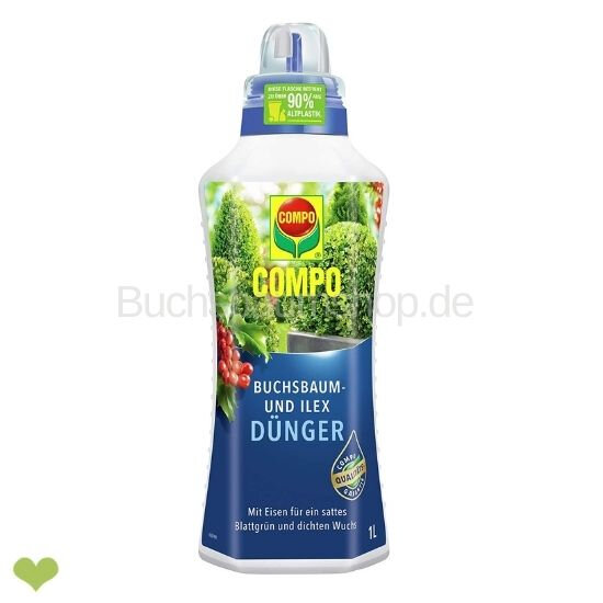 COMPO Buchsbaum- und Ilex Flüssigdünger | 1 Liter Flasche